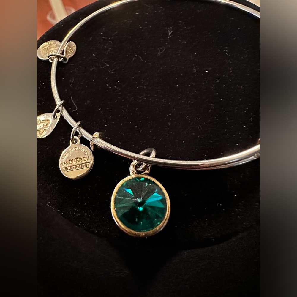 Alex and Ani May birthstone bangle